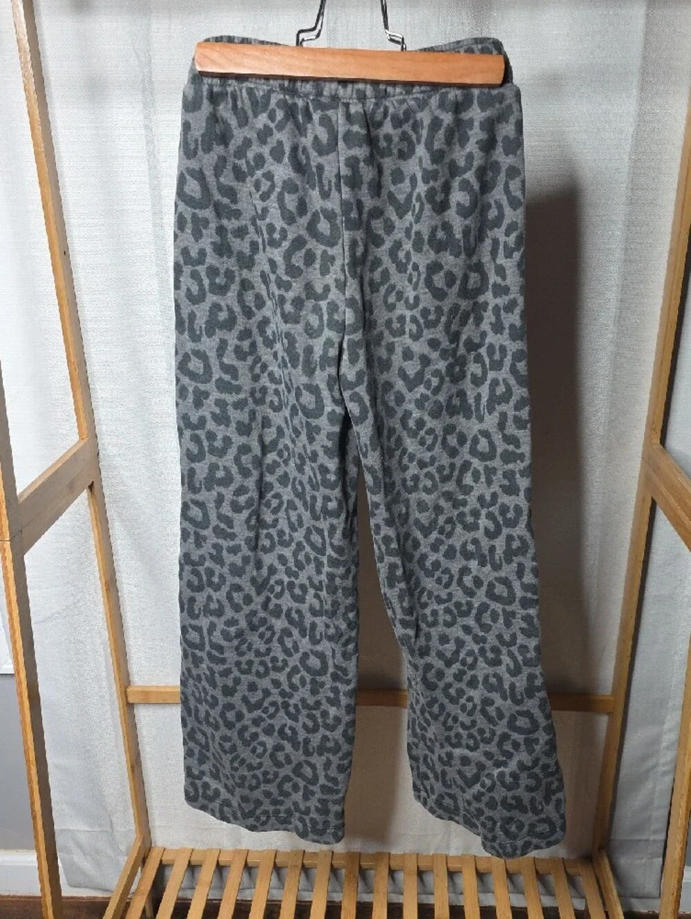 Justice Gray Leopard Print Joggers